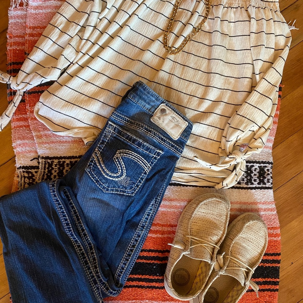 Buckle Silver jeans